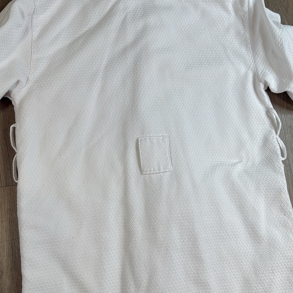 White Spa Robe with Embroidered Logo - Picture 7 of 12